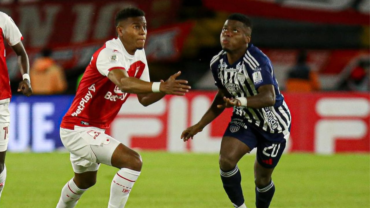 Santa Fe vs. Junior, este sábado 10 de mayo, en El Campín de Bogotá.