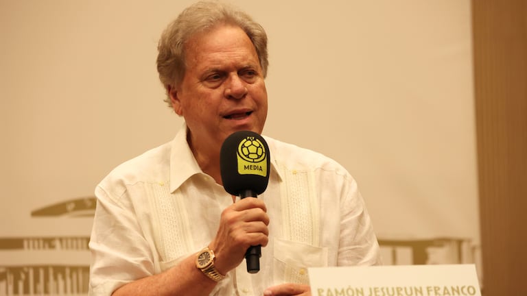 Ramón Jesurun, presidente de la Federación Colombiana de Fútbol (FCF).