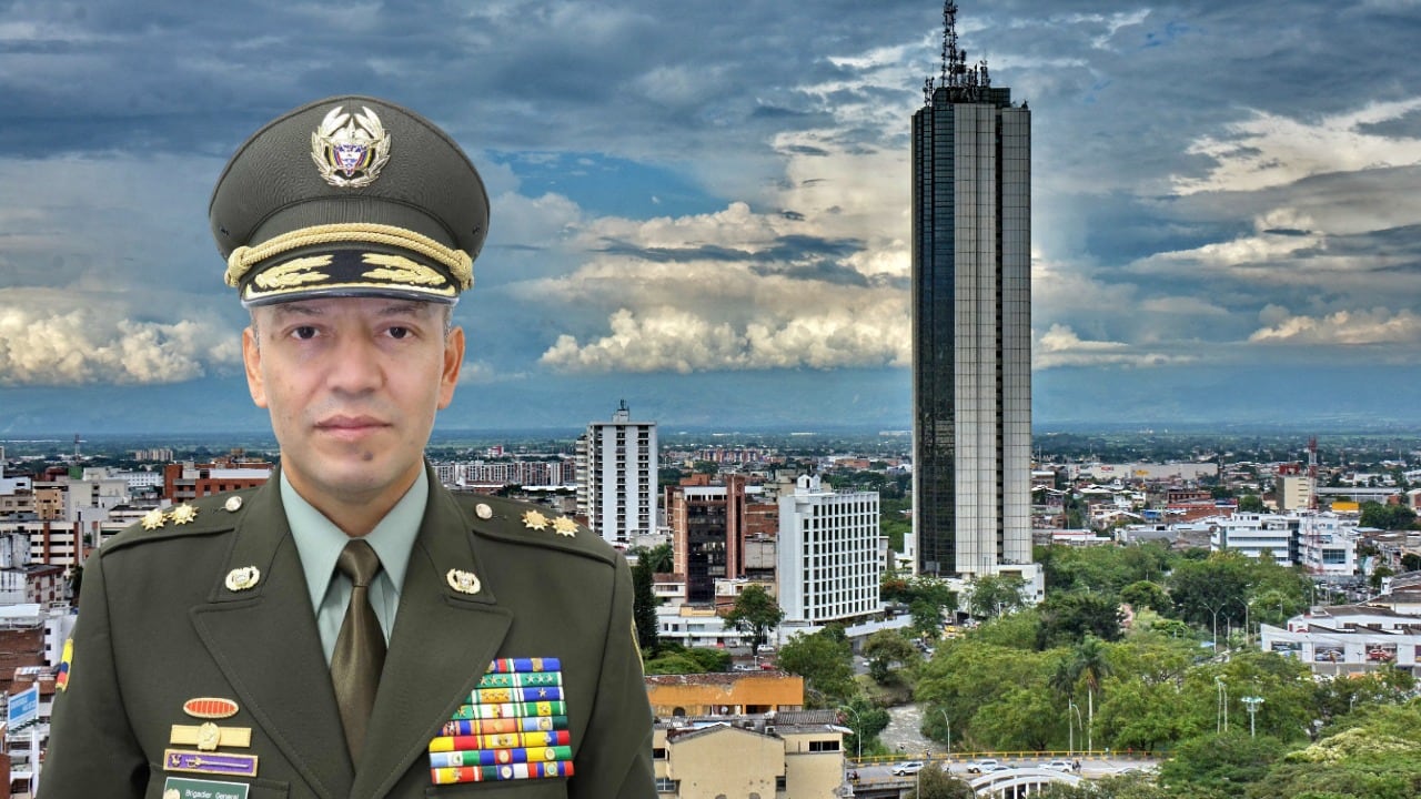 General Hebert Benavides, nuevo comandante de la Policía de Cali.