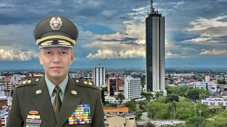 General Hebert Benavides, nuevo comandante de la Policía de Cali.