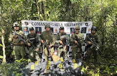 500 kilogramos de material explosivo de fabricación artesanal incautados en Tumaco, Nariño.