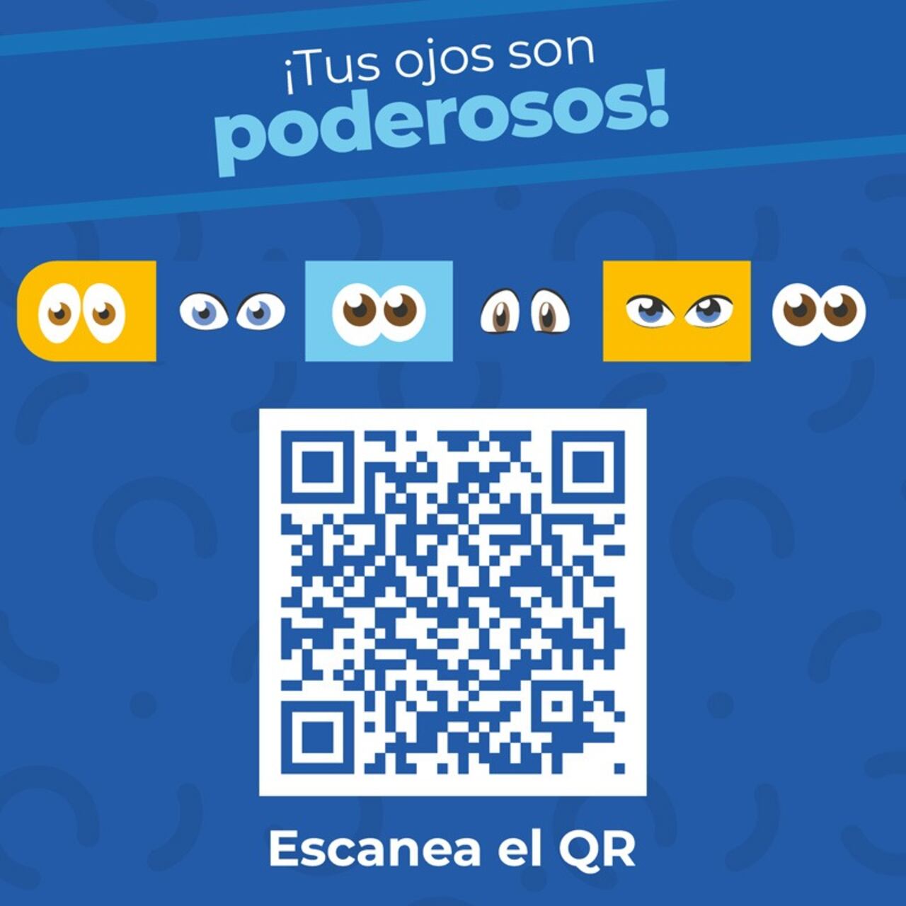 Escanee el código QR en pantalla para realizar una denuncia.