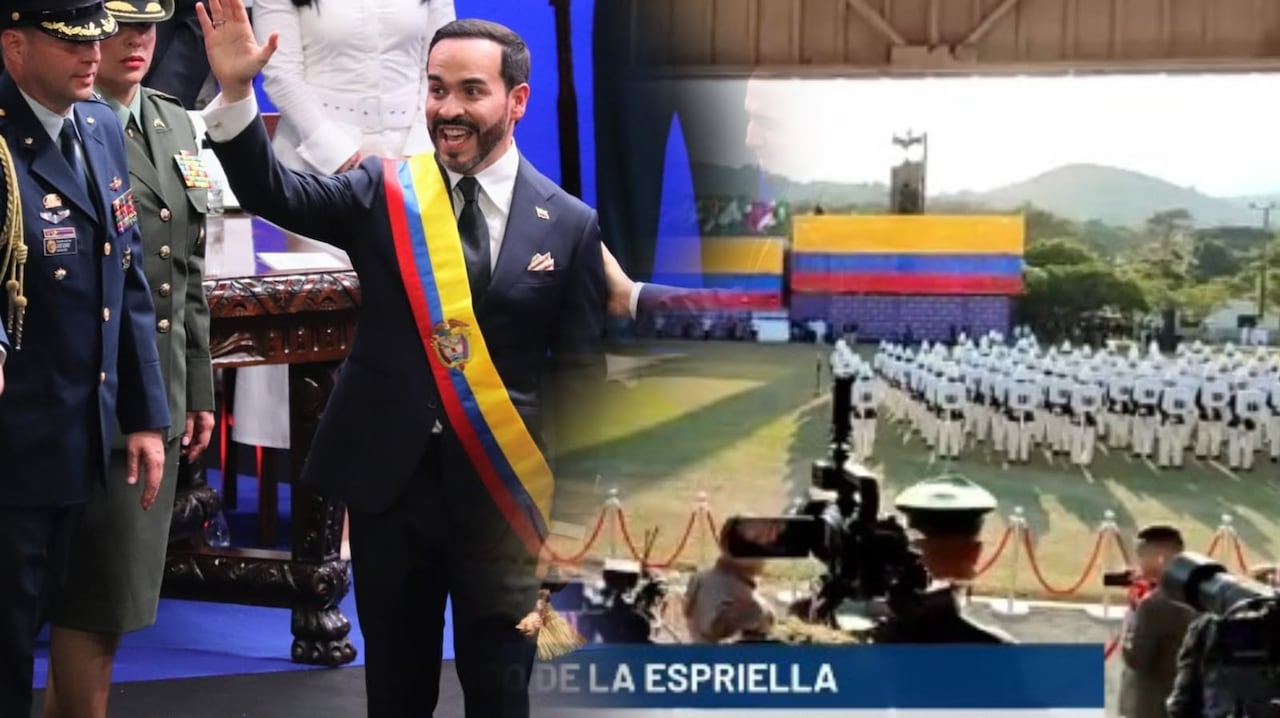 Presidente Abelardo De La Espriella llega al Batallón Pichincha para la toma de mando ante las Fuerzas Militares