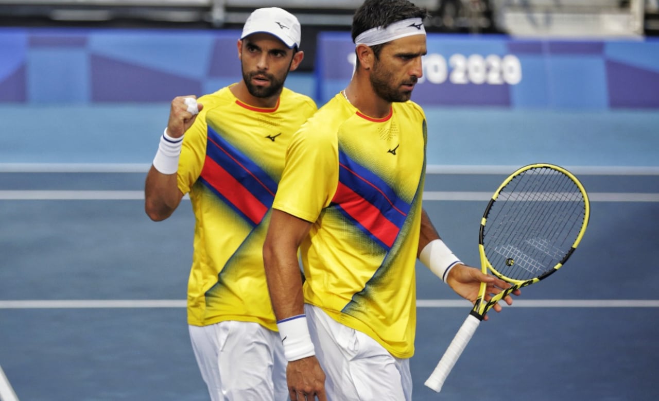Juan Sebastián Cabal y Robert Farah en Tokio 2020