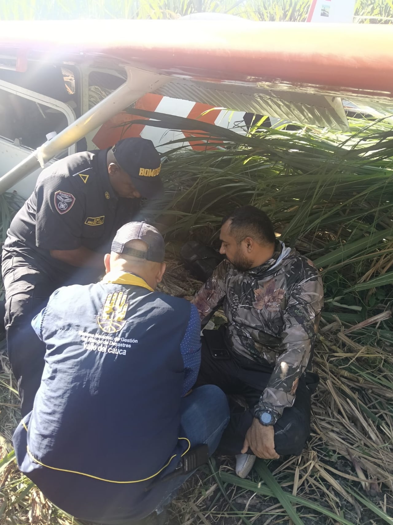 Emergencia aérea en Cali.