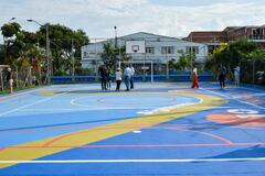 Varias canchas multipropósito han sido recuperadas en las últimas semanas.