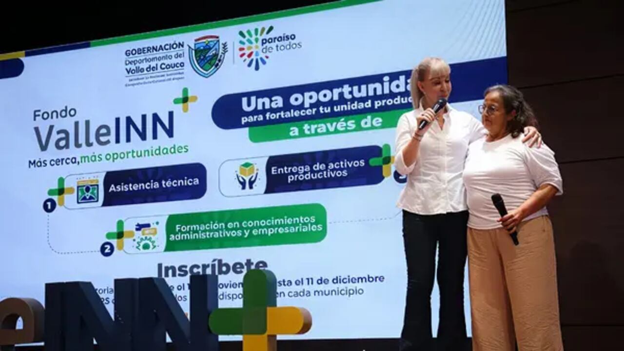 La gobernadora Dilian Francisca Toro hizo el lanzamiento oficial del programa ‘Valle INN+ 2025’.