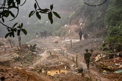 La minería contamina los ríos que nacen en estas importantes montañas. Según Álvaro Pretel, el año pasado estas estructuras ilegales vertieron cerca de una tonelada de mercurio en las fuentes hídricas que llegan a Cali.