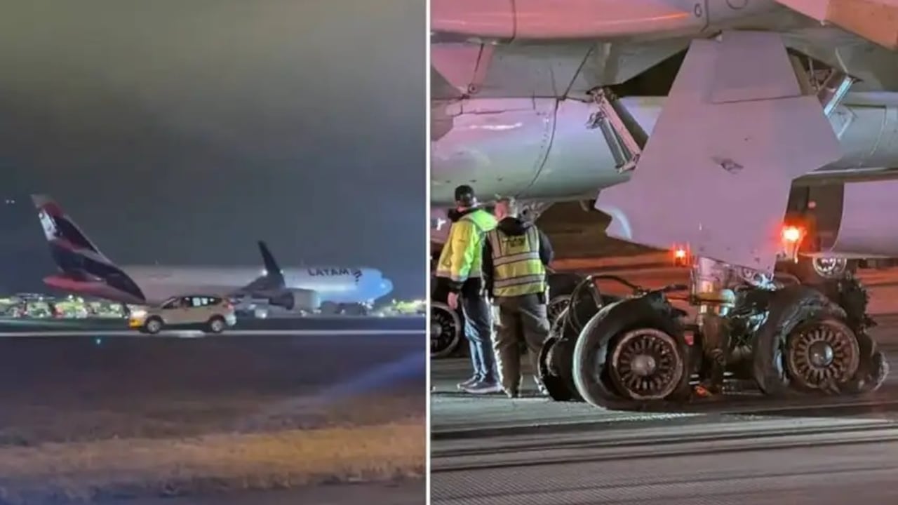 Avión de Latam que salió de Lima sufrió la explosión en ocho chantas.