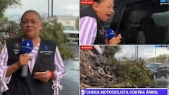 Así fue el atropellamiento de una reportera y su camarógrafo durante un en vivo en Monterrey