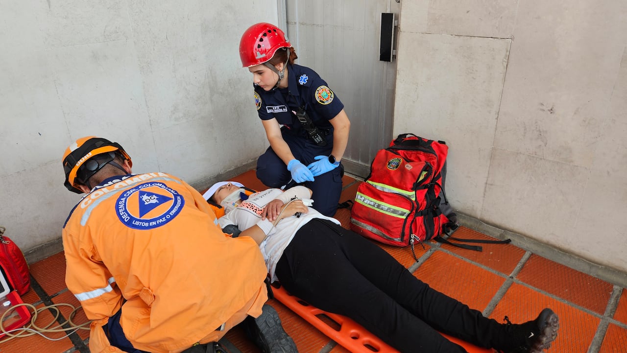 Simulacro de evacuación Cali