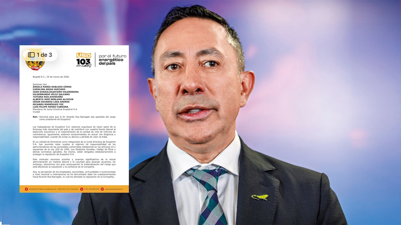 USO le pide a la junta directiva de Ecopetrol remover a Ricardo Roa de la presidencia.
