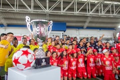 La Copa Claro por Colombia 2023 es un espacio para promover los valores y el trabajo en equipo. Foto: Tico Angulo