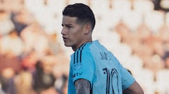 James Rodríguez en su reaparición con el Minnesota United en la U.S. Open Cup de los Estados Unidos.