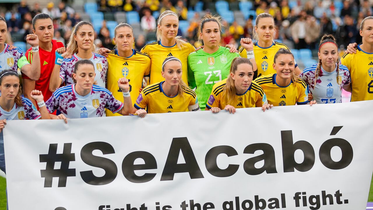 Imagen del partido ESpaña Vs. Suecia , en la Uefa National League femenina 2023-2024