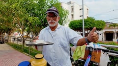 Vendedor de tintos en Barranquilla que se volvió viral.