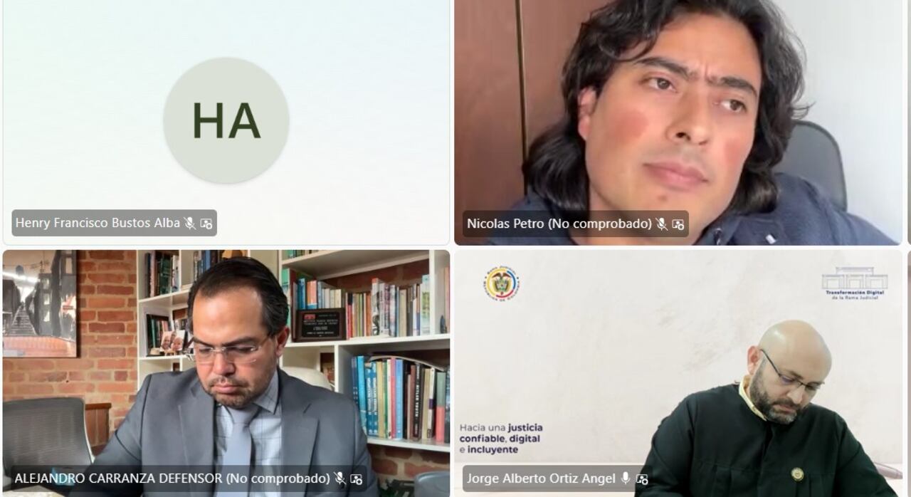 Fiscalía advierte que Nicolás Petro puede obstruir a la administración de justicia.