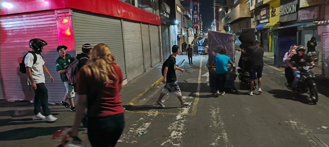 Disturbios en el Centro de Cali.