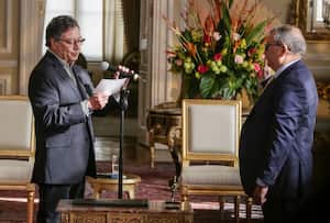 Miguel Efraín Polo y Gustavo Petro