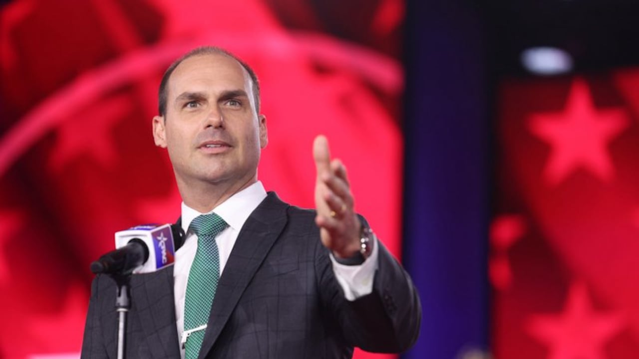 Eduardo Bolsonaro fue diputado en el Congreso de Brasil.