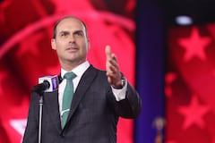 Eduardo Bolsonaro fue diputado en el Congreso de Brasil.