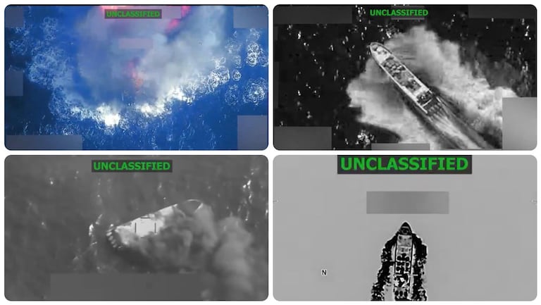 Bombardeos de lanchas de Estados Unidos en el Caribe y el Pacífico