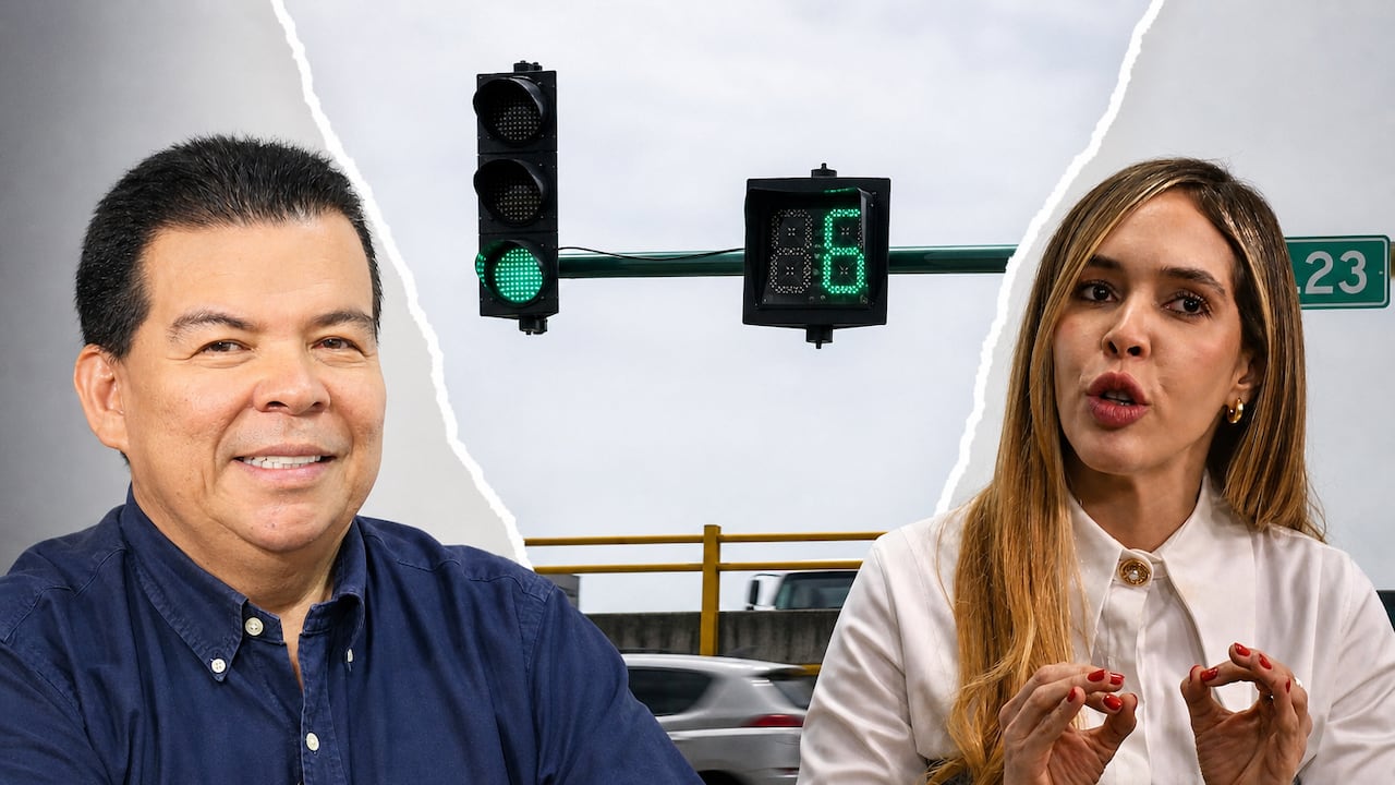 El concejal Roberto Ortiz aseguró que desde Enruta estaban retirando los temporizadores de los semáforos. Desde la empresa respondieron que no es así.