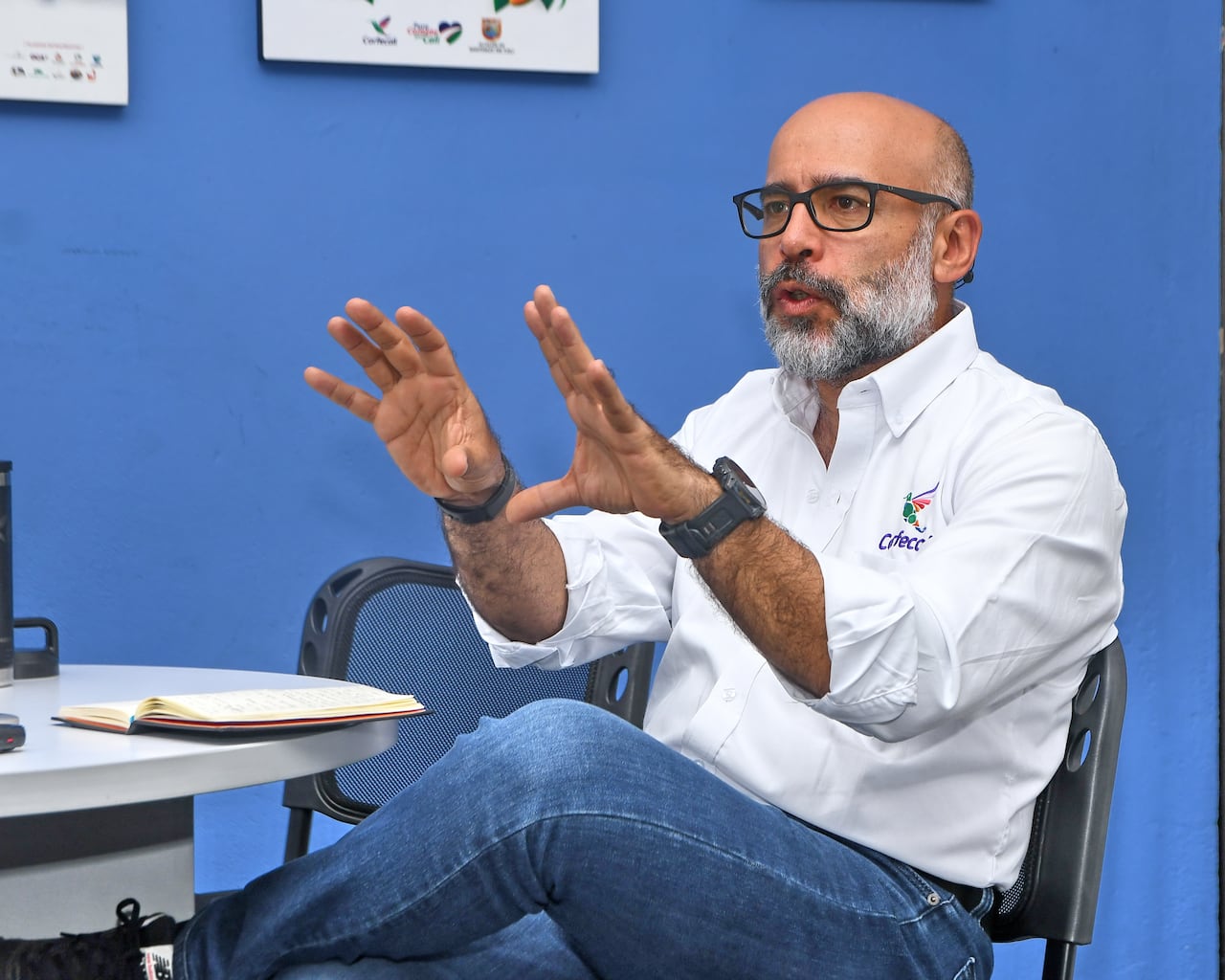 Nuevo gerente de Corfecali, Fabio Alberto Botero Morales. Fotos Wirman Rios, Agosto 23 de 2024, EL PAIS