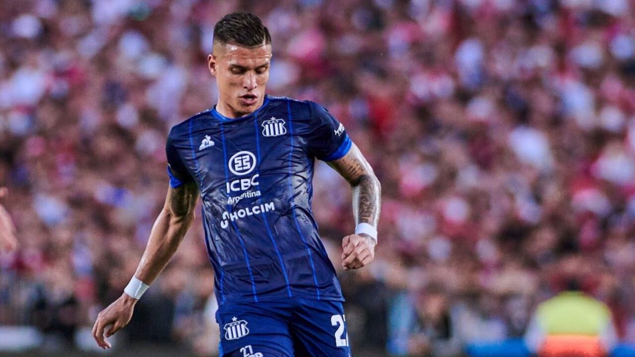 Juan Camilo Portilla tuvo una destacada actuación en el triunfo de Talleres sobre River en el estadio Más Monumental.