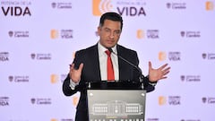 Andrés Idárraga, ministro encargado de Justicia.