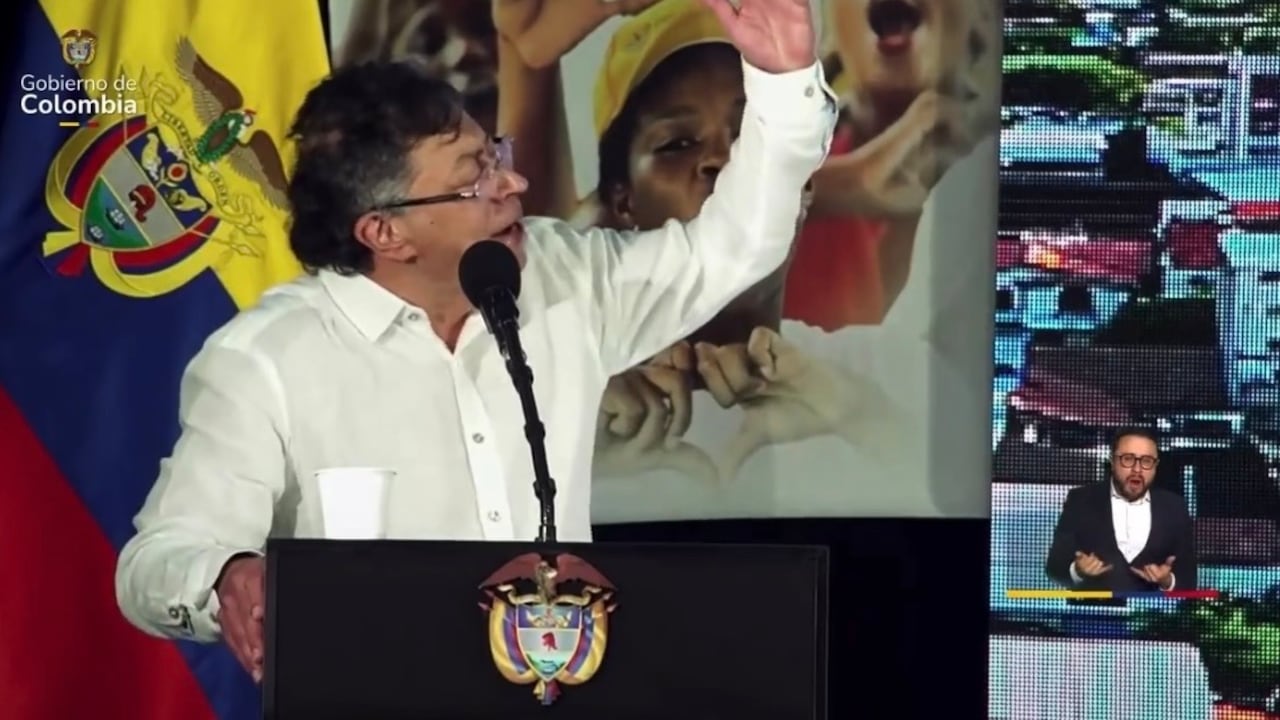 El presidente Gustavo Petro realizó un fuerte discurso desde Norte de Santander.