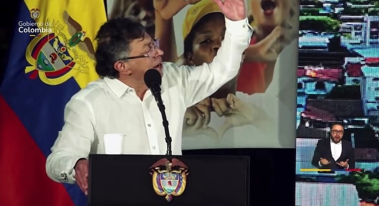 El presidente Gustavo Petro realizó un fuerte discurso desde Norte de Santander.