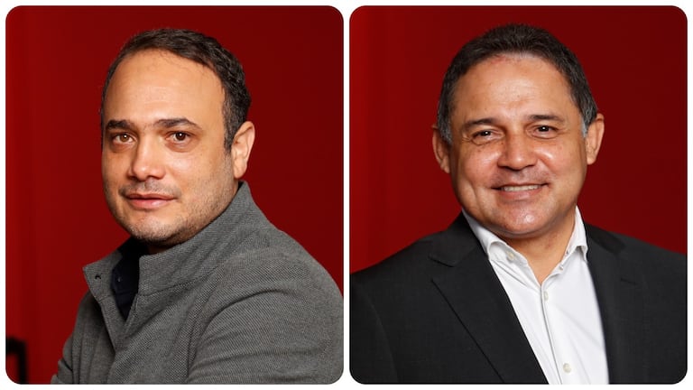 Los senadores Alfredo Deluque y Honorio Henríquez.