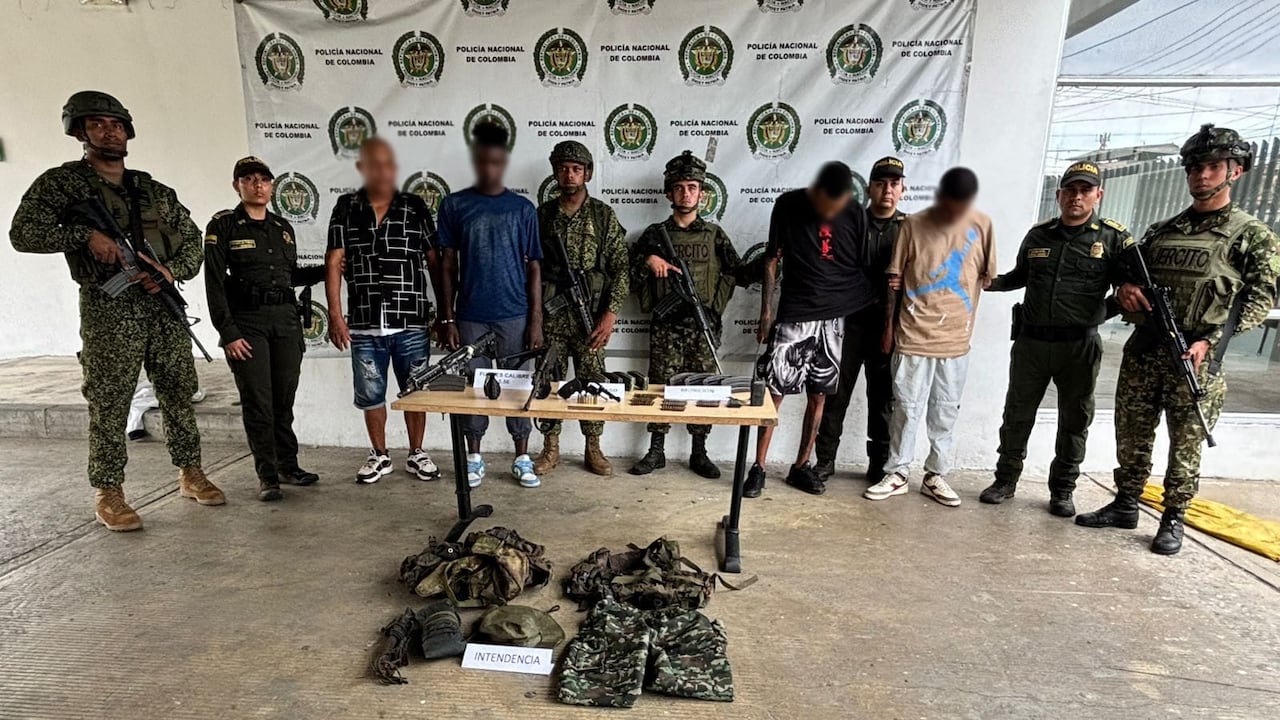 En una intervención adelantada en zona rural de Buenaventura, Valle del Cauca, fueron capturados cuatro presuntos integrantes del ELN.