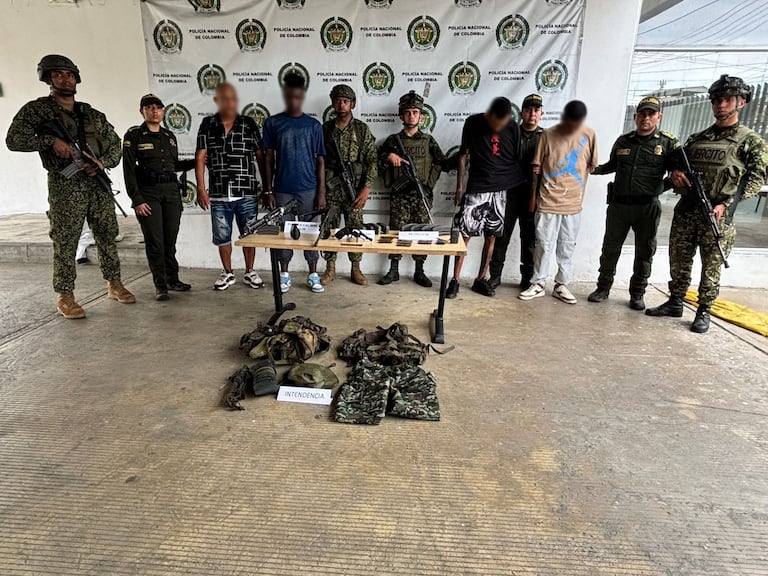 En una intervención adelantada en zona rural de Buenaventura, Valle del Cauca, fueron capturados cuatro presuntos integrantes del ELN.