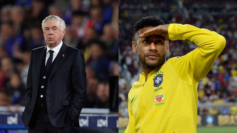 Carlo Ancelotti podría llamar a Neymar a la convocatoria de la Selección de Brasil para las fechas de eliminatorias.