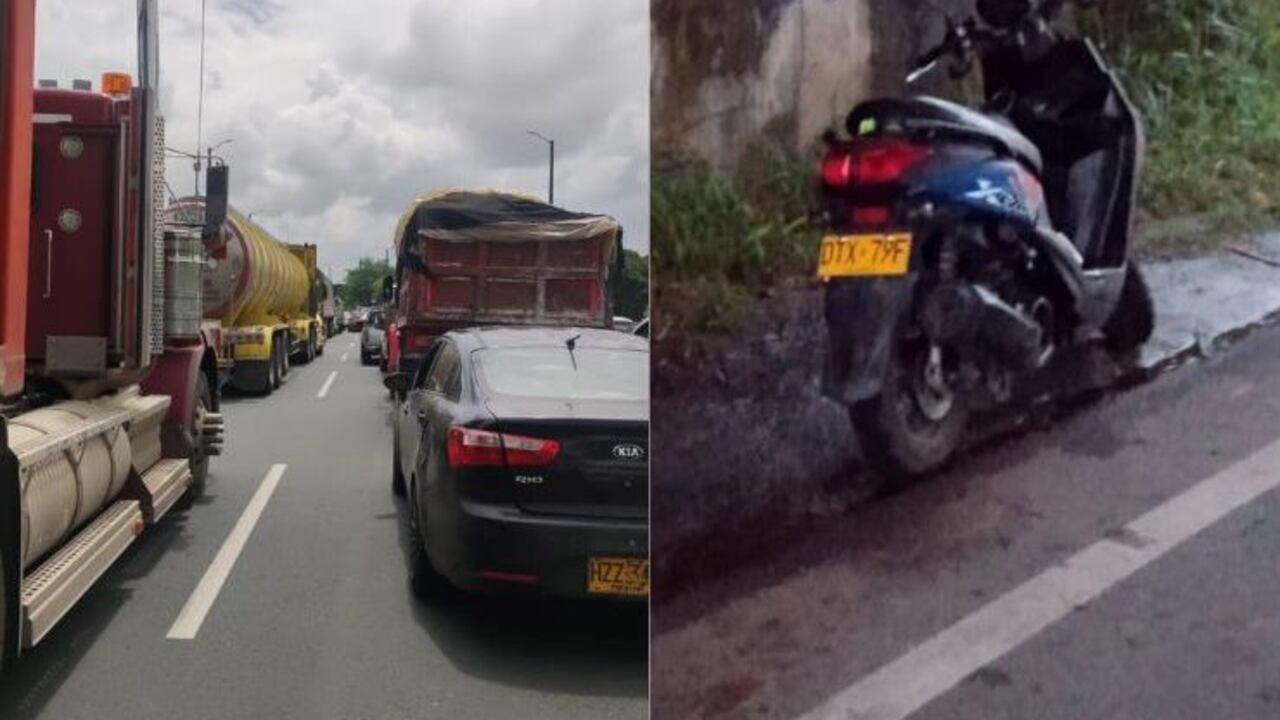 Posible moto con explosivos en la vía Panamericana