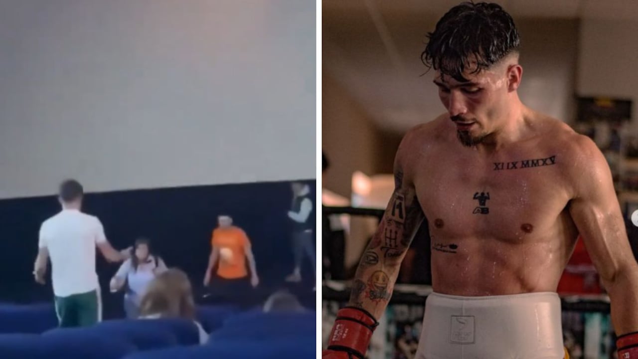 Boxeador golpeó a otro hombre.