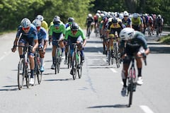 Imagen de la octava etapa del Clásico RCN 2025, que tuvo un recorrido de 135.9 kilómetros.