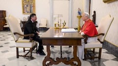 El Santo Padre León XIV recibió este jueves 2 de julio de 2026, en el Palacio Apostólico, a Gustavo Francisco Petro Urrego, Presidente de la República de Colombia