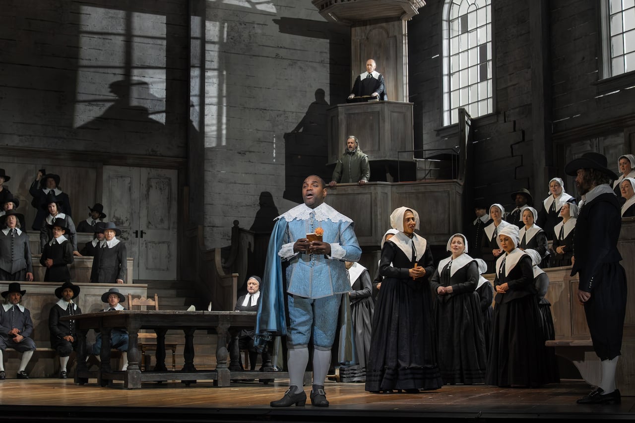 Ópera 'I puritani', de Bellini, bajo la producción de la Metropolitan Opera de Nueva York.