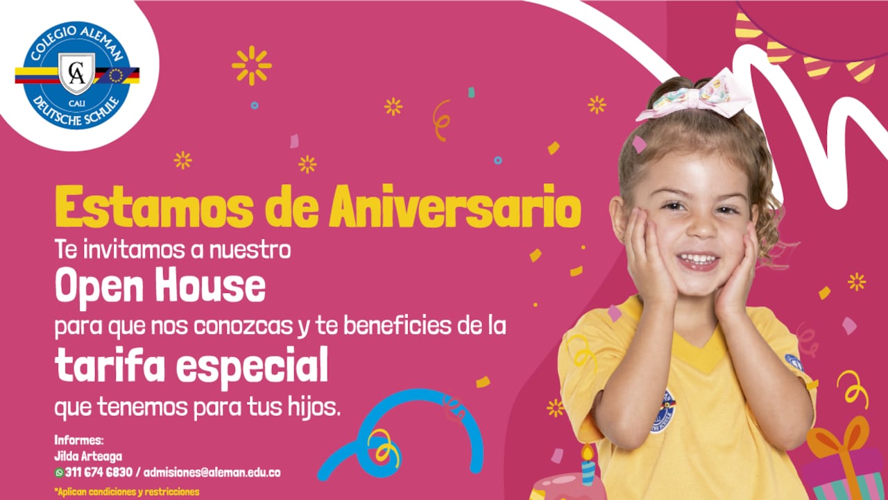 Conozca todos los beneficios que ofrece el Colegio Alemán de Cali.