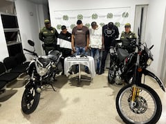 Cayó un presunto 'motoladrón' en el barrio Limonar de Cali.