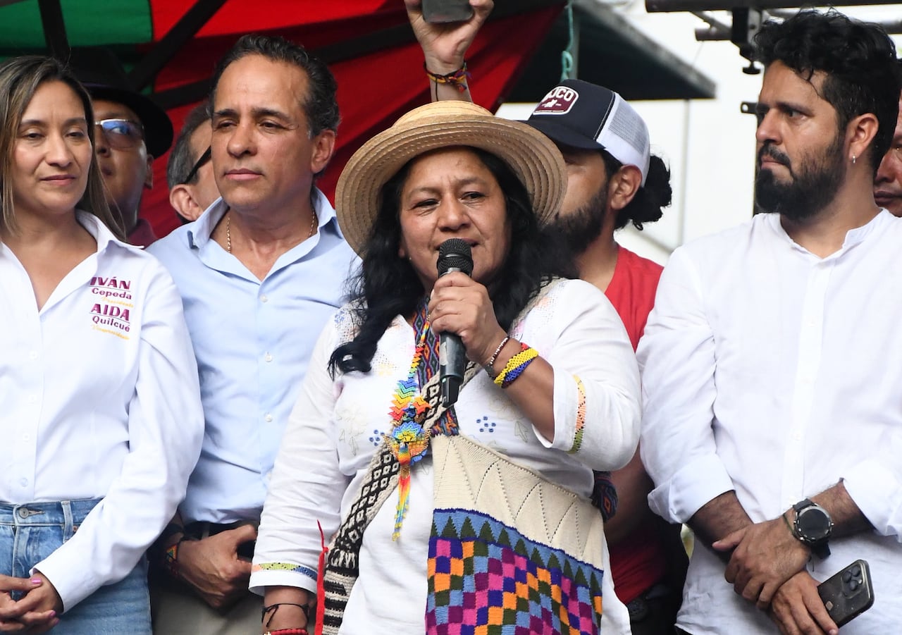 La candidata a la Vicepresidencia Aida Quilcué aseguró que su paso por Cali busca tender puentes con distintos sectores sociales.