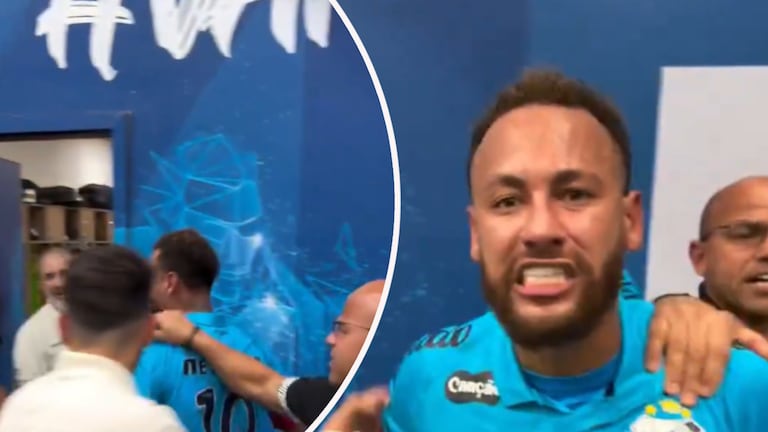 Neymar se salió de casillas tras la victoria de Santos vs. Clube Do Remo en Copa de Brasil.
