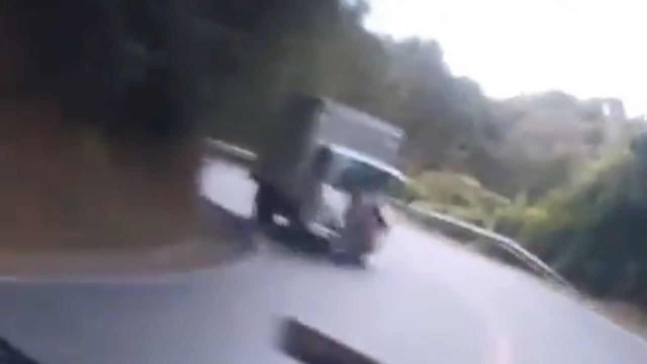 El accidente fue provocado por la imprudencia del ciclista