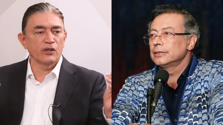 Gustavo Bolívar y Gustavo Petro
