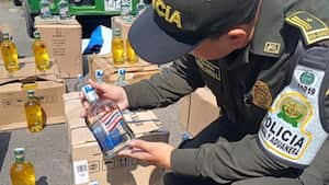 El licor tenía como destino el municipio de Suárez, Cauca.