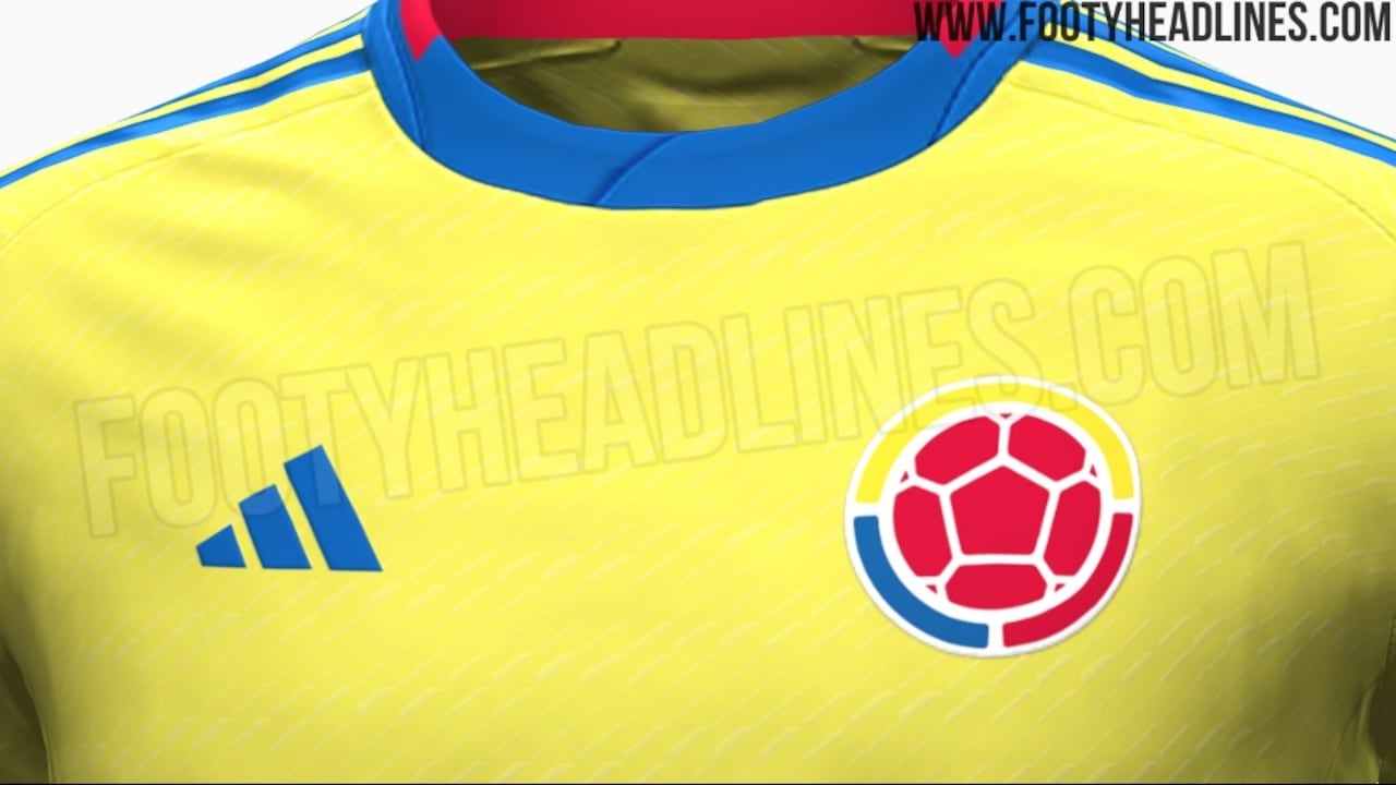 Imagen camiseta nueva de Colombia 2024
