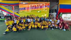 Los menores disfrutaron de juegos, concursos y actividades deportivas en las canchas sintéticas Hugool, promoviendo valores como el respeto, la convivencia y el trabajo en equipo.